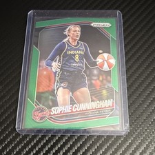 Panini 2025 Prizm WNBA Sophie Cunningham #63 Green Prizm Indiana Fever