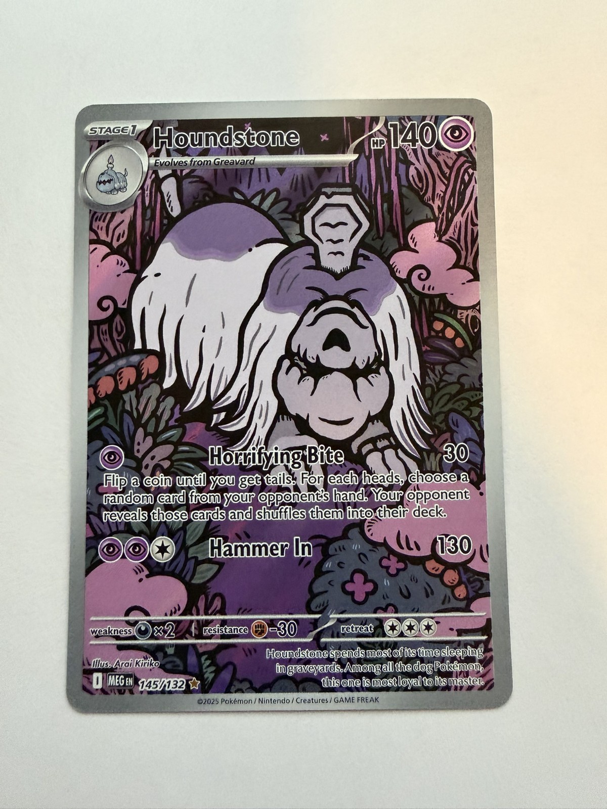 Houndstone #145 Pokemon Mega Evolution - NM!