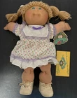 Coleco Cabbage Patch Kids girl doll blonde pigtails green eyes NEW BUT DIRTY