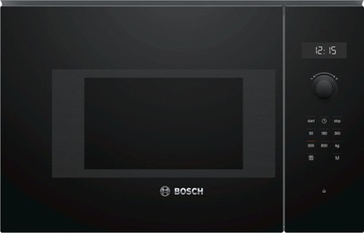 Bosch Einbau Mikrowelle BFL524MB0 800W 20l Edelstahl Schwarz AutoPilot