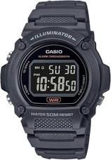 Casio Men's Classic Digital Watch with Gray Band - W-219H-8BVCF