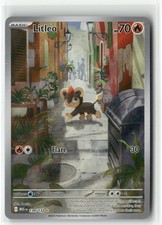 Litleo 139/132 Illustration Rare Mega Evolution Pokemon Holo NM