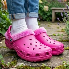 Womens Clogs Warm Fleece Lined Thermal Waterproof Garden Clogs House