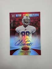 2013 Panini Certified Chris Gragg Mirror Red Signatures RC Auto /999 Bills