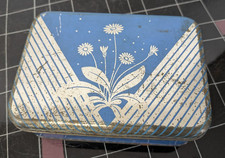 Blech Dose Bahlsen Keks Fabrik Hannover Silber Ornament Dose Art D&eacute;co 30er Jahre