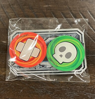 Pokemon TCG Official Acrylic Coin Markers GX Tag Team Damage Burn Poison Counter