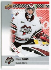 2019-20 Nicolas Daws Upper Deck CHL Rookie - Guelph Storm