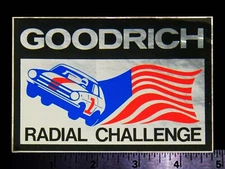 B.F. GOODRICH Tires - Radial Challenge - Original Vintage Racing Decal/Sticker B