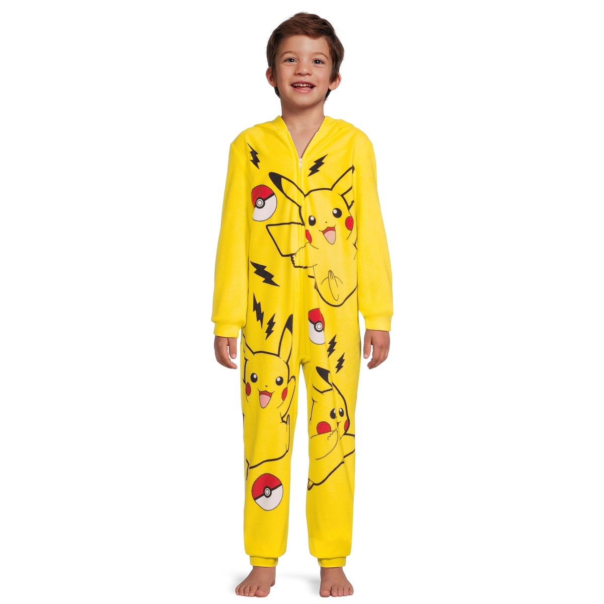 Pokemon Pikachu Boys Union Suit, Size 10/12 Color Yellow | eBay