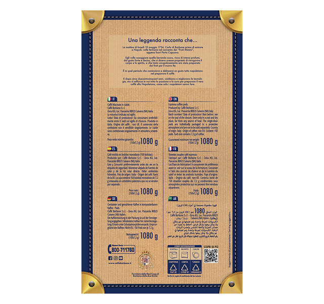 Borbone ESE Italian Espresso 50 Coffee Pods-The real traditional ITALIAN Coffee