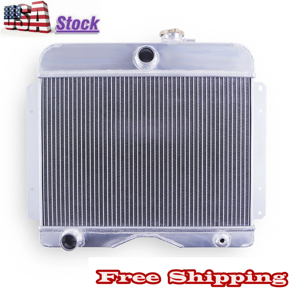 Radiador de 3 filas para camioneta/carro Jeep Willys 1946-1964 1963 1962 1961 1947-1960 Foto 3 de 4