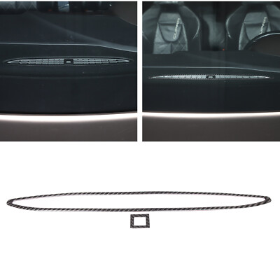 Carbonfaser Mittelkonsole Armaturenbrett Aufkleber Für Seat Leon MK2 1P1 2008-12