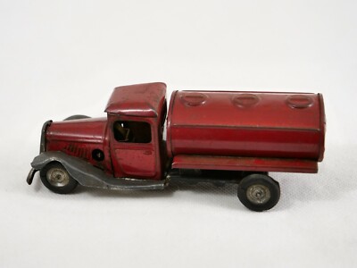 ANCIEN VINTAGE JEUX, jouet en tôle Sésame camion citerne en tôle et plastique EUR 16,00