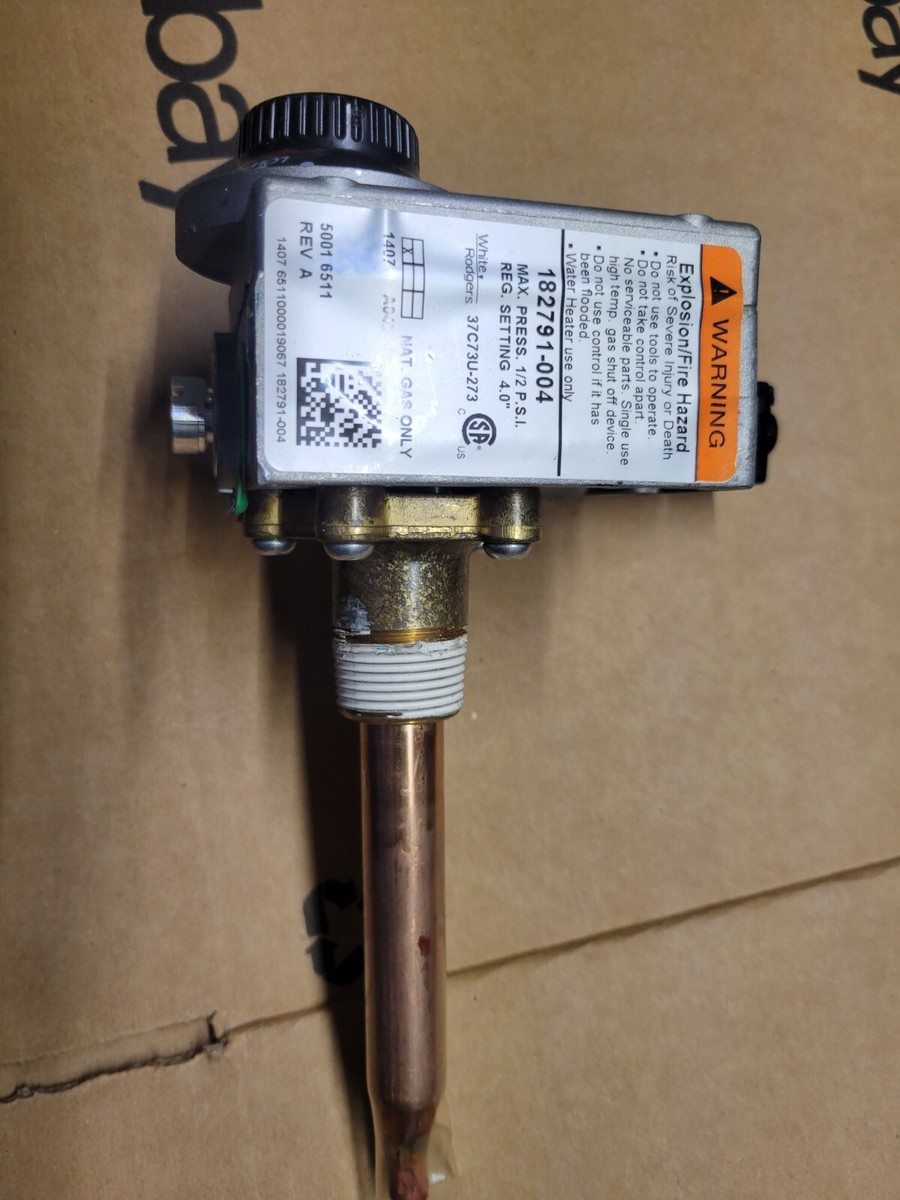 New AO Smith Water Heater Gas NG Valve 182791-004, 37C73U-273