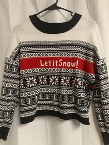 ebay let it snow sweater