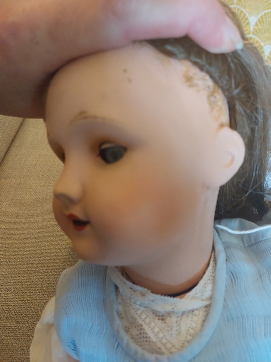 Ancienne Poupée Composition Paris 301 – 58 Cm, Porcelaine, Unis France, Vintage