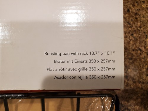 NIB Thomas Rosenthal Group Professional Cookware Hard Anodized Roasting Pan Rack - Picture 7 of 7