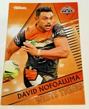 DAVID NOFOALUMA - 2018 NRL TRADERS - CARD 158  - WESTS TIGERS - NEW
