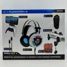 Bionik Pro Kit+ (1755635) For PS5 PlayStation 5 w/ 2x Quickshot Pro Gaming Gamer