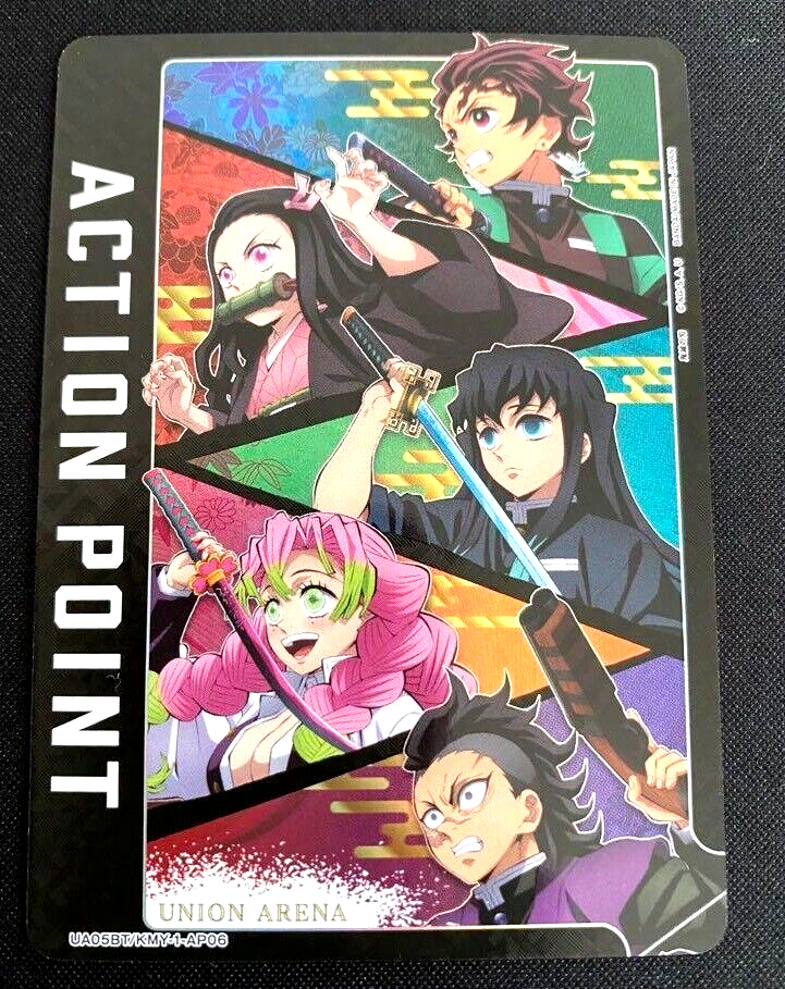 Union Arena Card Demon Slayer Action Point AP Rare Japanese Union Arena Card Demon Slayer Action Point AP Rare Japanese