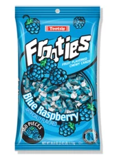Frooties Blue Raspberry Tootsie Roll Chewy Candy 360 Piece Count, 38.8 oz Bag