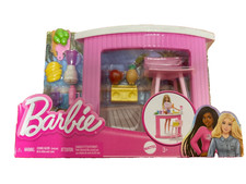 New Barbie HPT54 Accessories Doll House Furniture food Smoothie Bar set lot