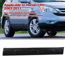 Door Molding and Beltlines For 07-11 Honda CR-V Front Passenger Right Side Lower