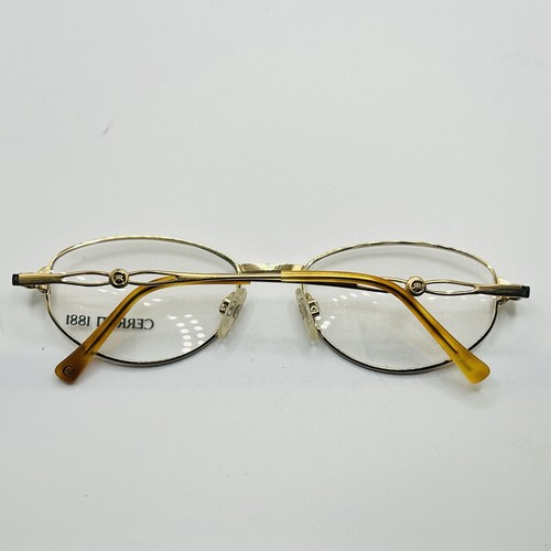 Monturas de gafas Cerruti 1881 C 1202 A GP tono dorado s 51-17-130 mm borde completo - Imagen 11 de 15