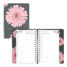 Brownline® 2025 Pink Essential Daily/Monthly Planner Appointment Book 12 Mont...