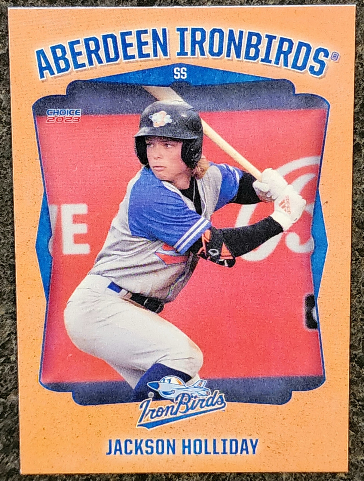 Jackson Holliday 2023 Aberdeen IronBirds Minor League Card Orioles Top