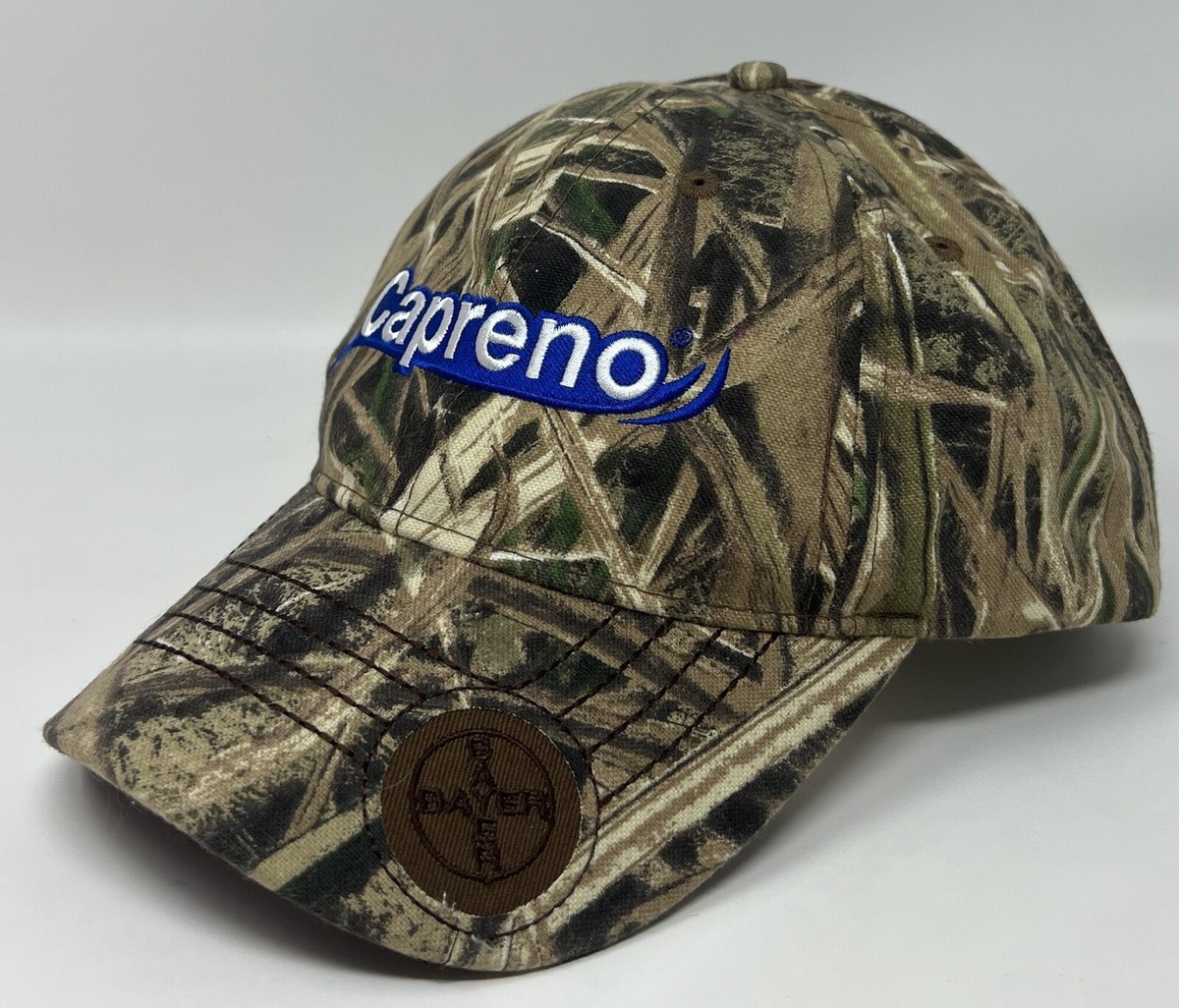 Mossy Oak Capreno Bayer Herbicide Baseball Hat Cap Camouflage Woods One Size