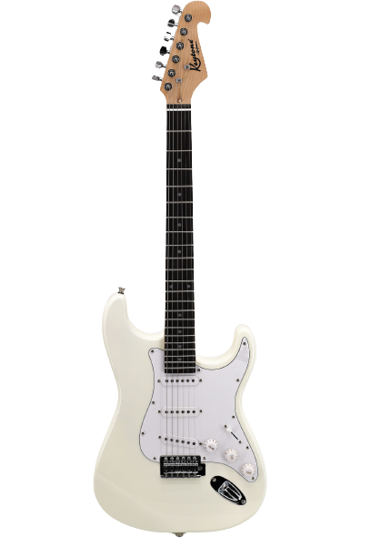 Keytone E-Gitarre Basic GST-111 Vintage White E Gitarre weiß