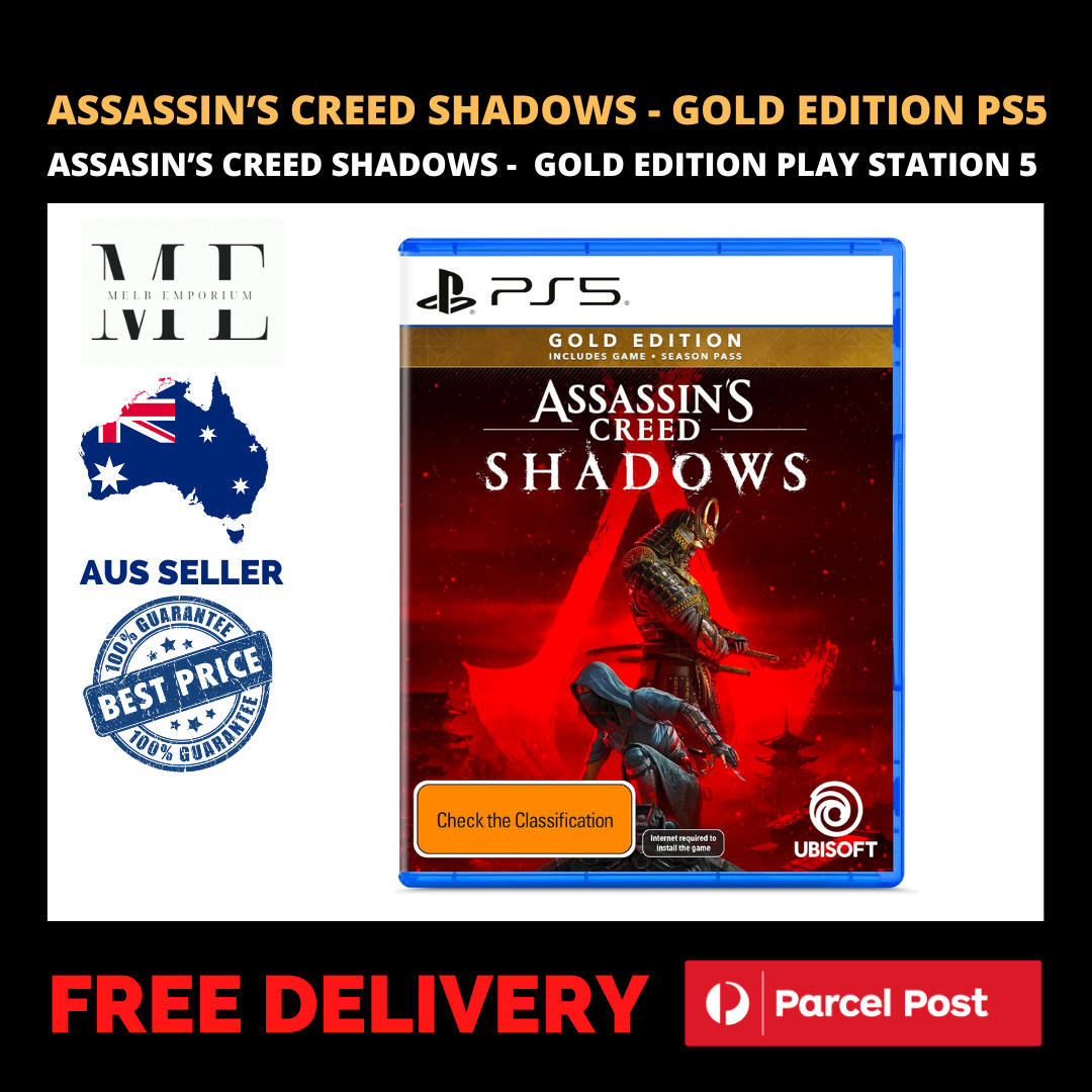 PS5 Assassins Creed Shadows - Gold Edition (PREORDER) - 12/11/24 Free Delivery