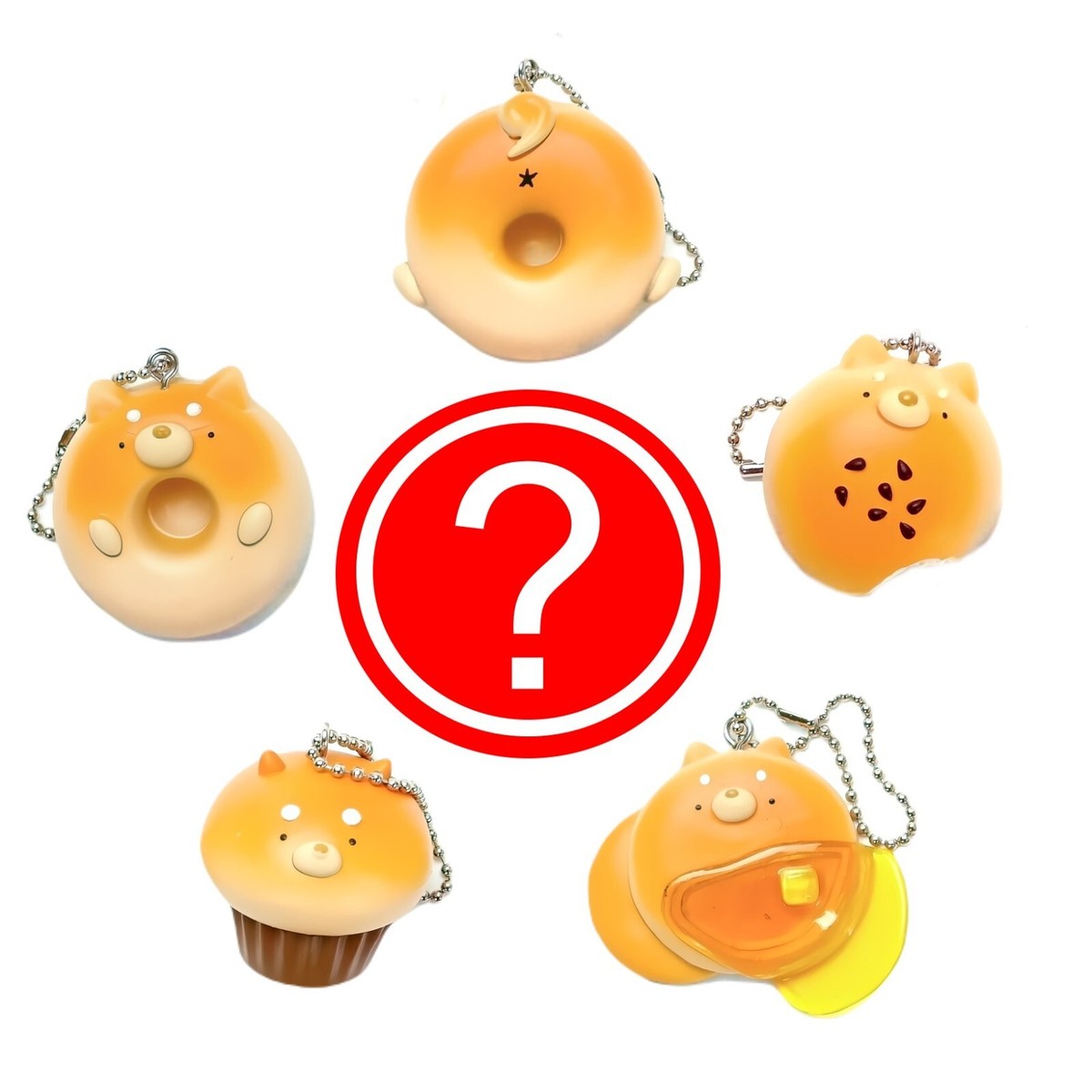 Shiba Inu Dog Bread Bakery Gashapon Japanese Mini Figure Blind Box