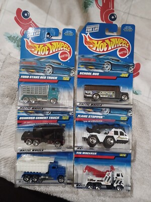 HotWheels Lot of  6 Different Vehicles  1998 And 1999s