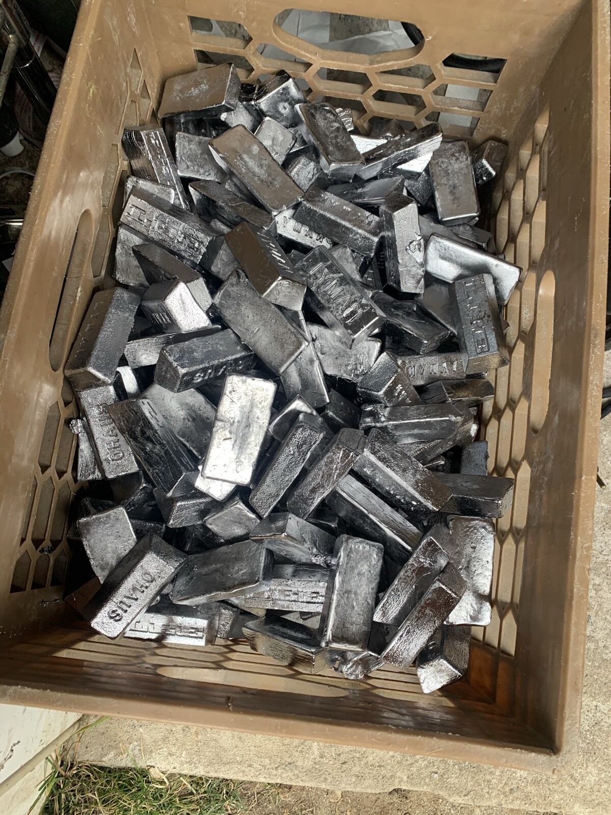 34lbs Fluxed 1lb Ingots Soft Lead Weights Sinkers Jigs Bullets Fishing