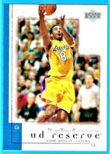 2001 upper deck ud reserve koby brayant  # 38