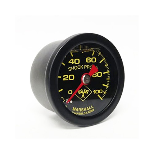 LT1 LS1 TPI Fuel Pressure Gauge Liquid Filled 100 PSI BLACK/BLACK