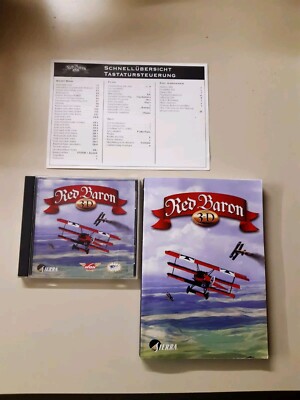 RED BARON 3D | PC CD-ROM | Simulation Game | Dynamix | 1998 | No Big Box