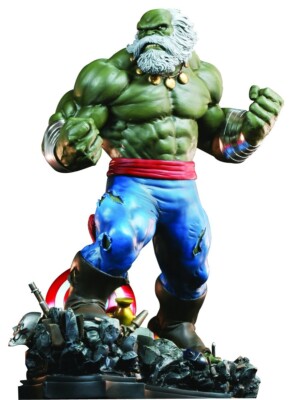 NEW! MAESTRO HULK STATUE AVENGERS SIDESHOW (Bowen 2009) PLANET Bust Savage red