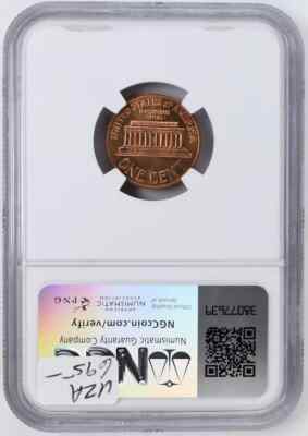 1960 D Small Cents Lincoln, Memorial Reverse NGC MS-66 RD FS-101