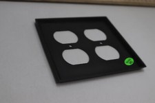 Switch Hits 2 Gang Electrical Outlet Covers Oil Rubbed Bronze w/Screws