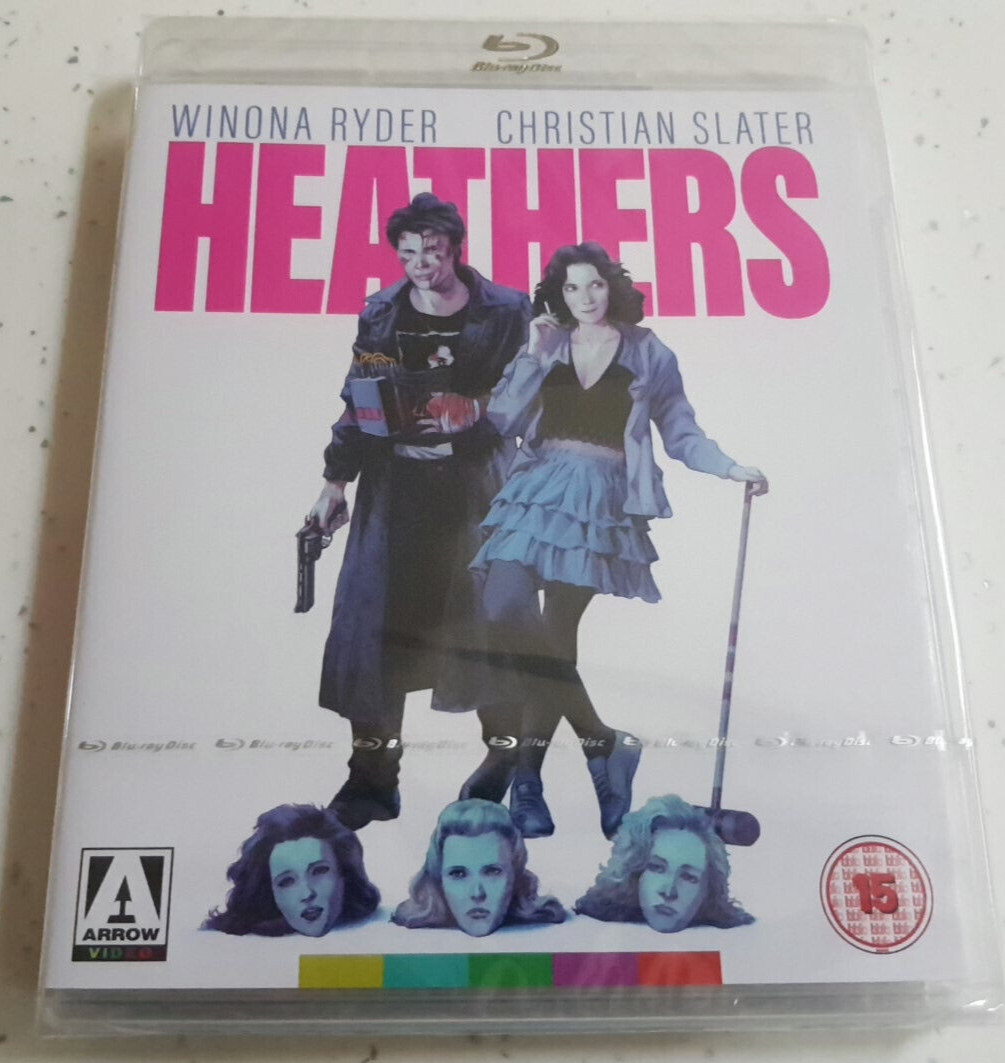 Heathers    -  Blu Ray  -  New & Sealed  Winona Ryder