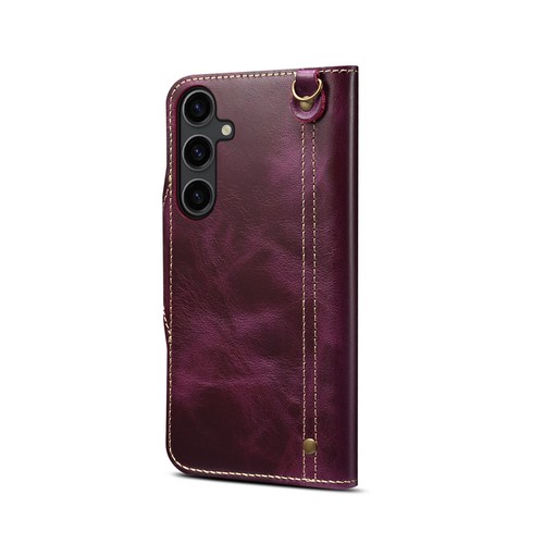 Original Genuine Leather Wallet Case Cover For Samsung Galaxy S23 S24 S25+ Ultra - Picture 41 of 42