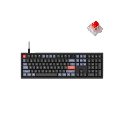 Keychron V6 Wired Custom Mechanical Keyboard Knob Version, Full-Size QMK/VIA ...