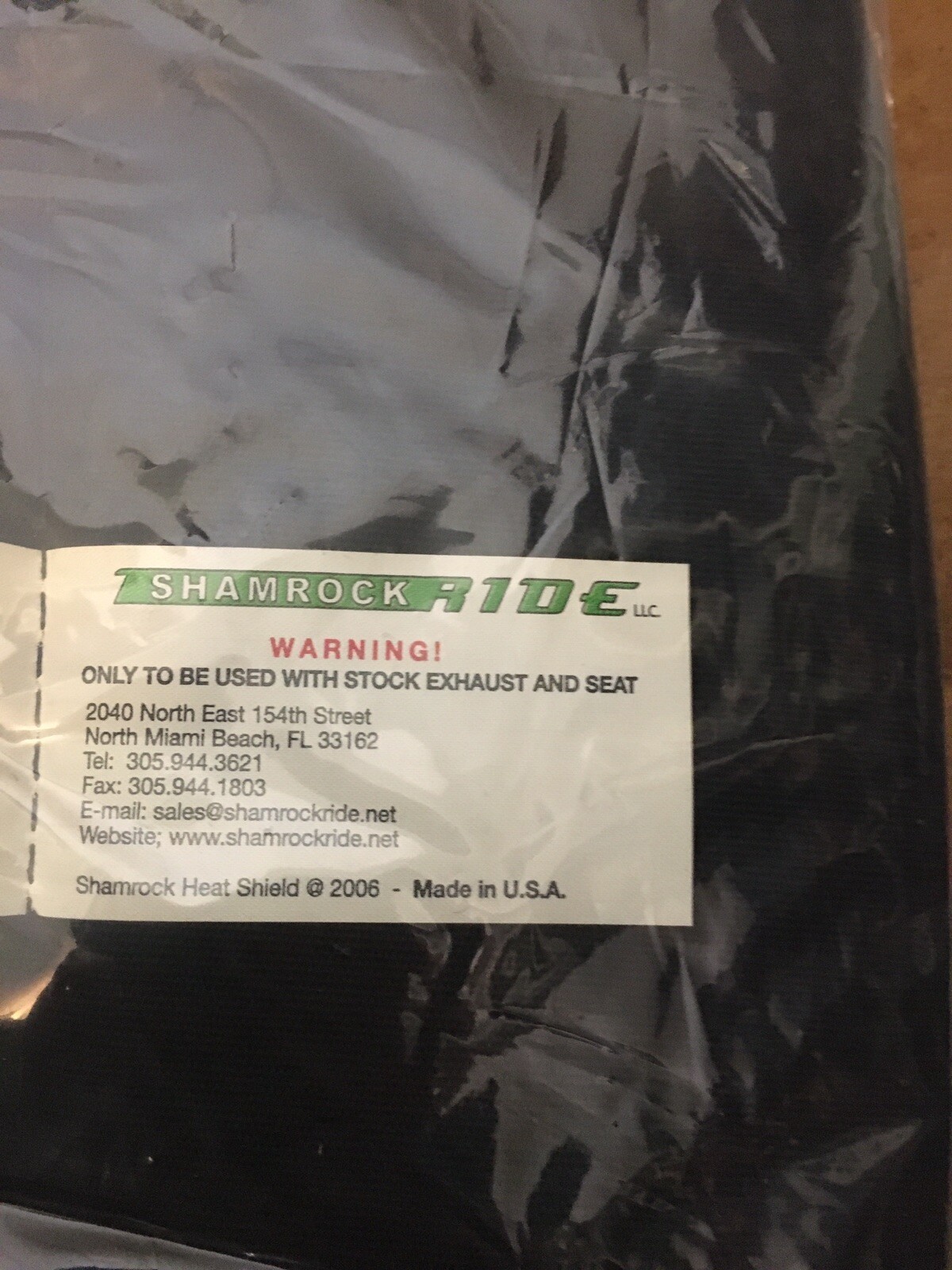 Police Shamrock Ride Heat Shield For Harley | eBay