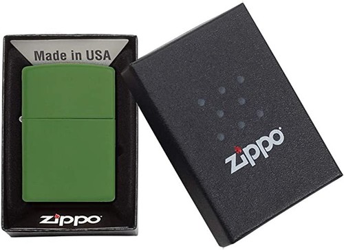 Zippo 228 Classic Moss Green Matte - Picture 5 of 9