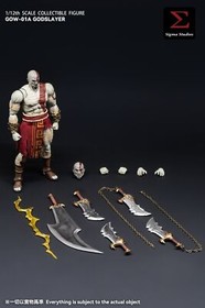 In Stock SIGMA STUDIOS GOW-01A The God Kratos Ghost of War 1/12 Action Figure