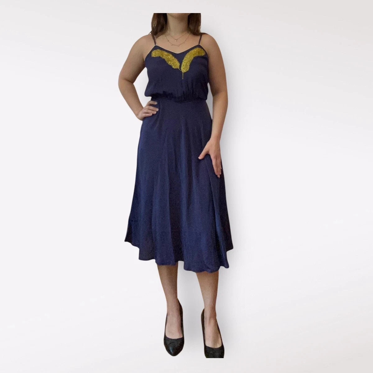 slim fit dress slacks Suboo Barney Cut Out Maxi Dress - Blue main image 1