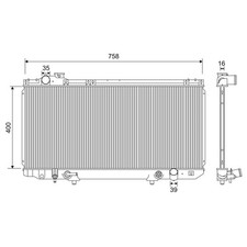 Radiateur Lexus GS